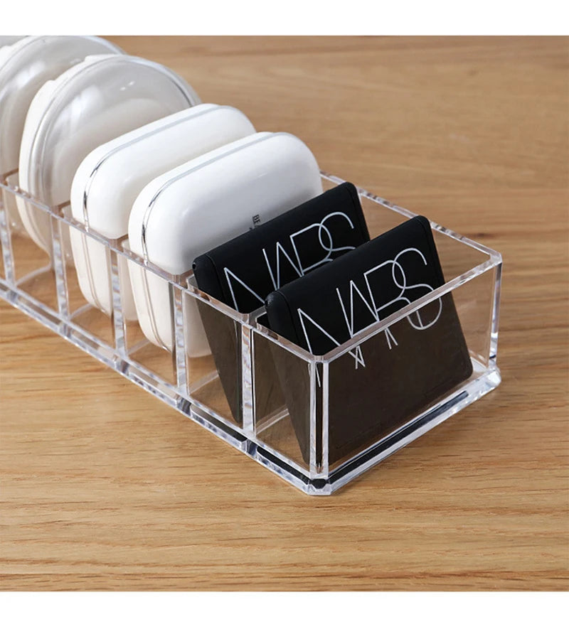Organisateur Cosmétiques Acrylique Transparent – Boîte de Rangement Maquillage & Bijoux pour Bureau