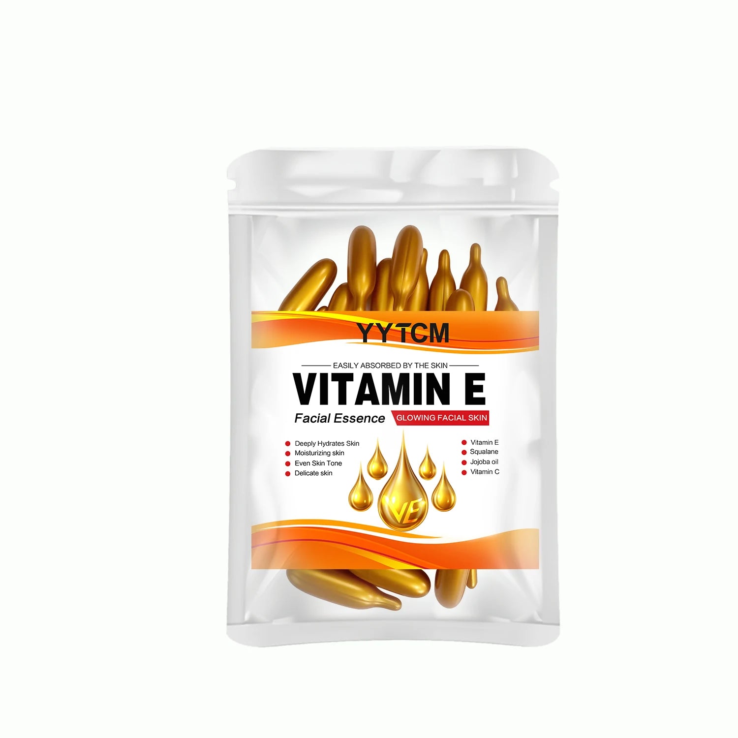 Capsules Essence Vitamine E – Hydratation Profonde & Anti-âge Visage & Corps
