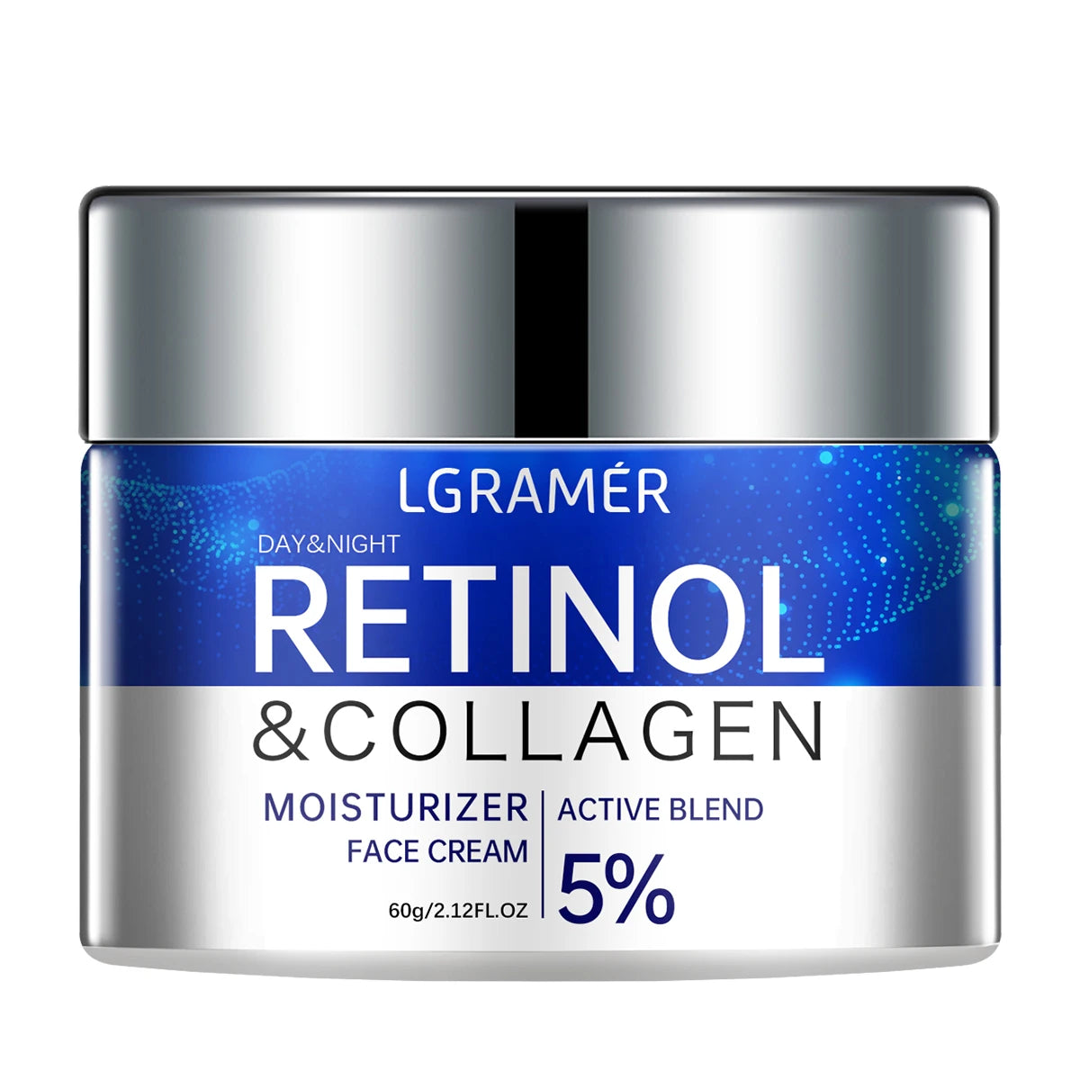 Crème Visage Rétinol LGRAMER – Anti-rides, Raffermissante & Éclat 30g/60g