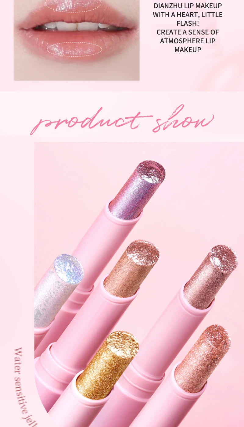 Crayon Fard à Paupières Jelly Brillant – Highlighter & Sourcils 2-en-1, Effet Nacré, Waterproof Longue Durée