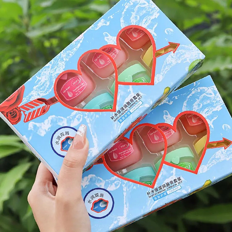Coffret Baumes à Lèvres Hydratants – Lot de 4, 6 ou 8 Pièces