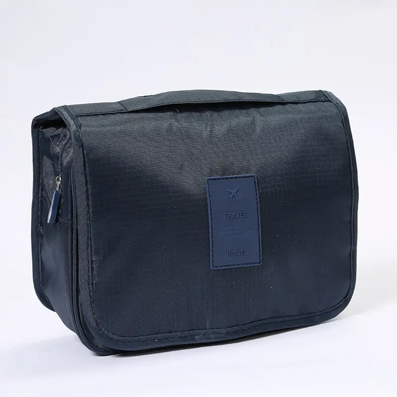Trousse de Maquillage Voyage Femme – Pochette Imperméable avec Crochet pour Toilettes & Cosmétiques