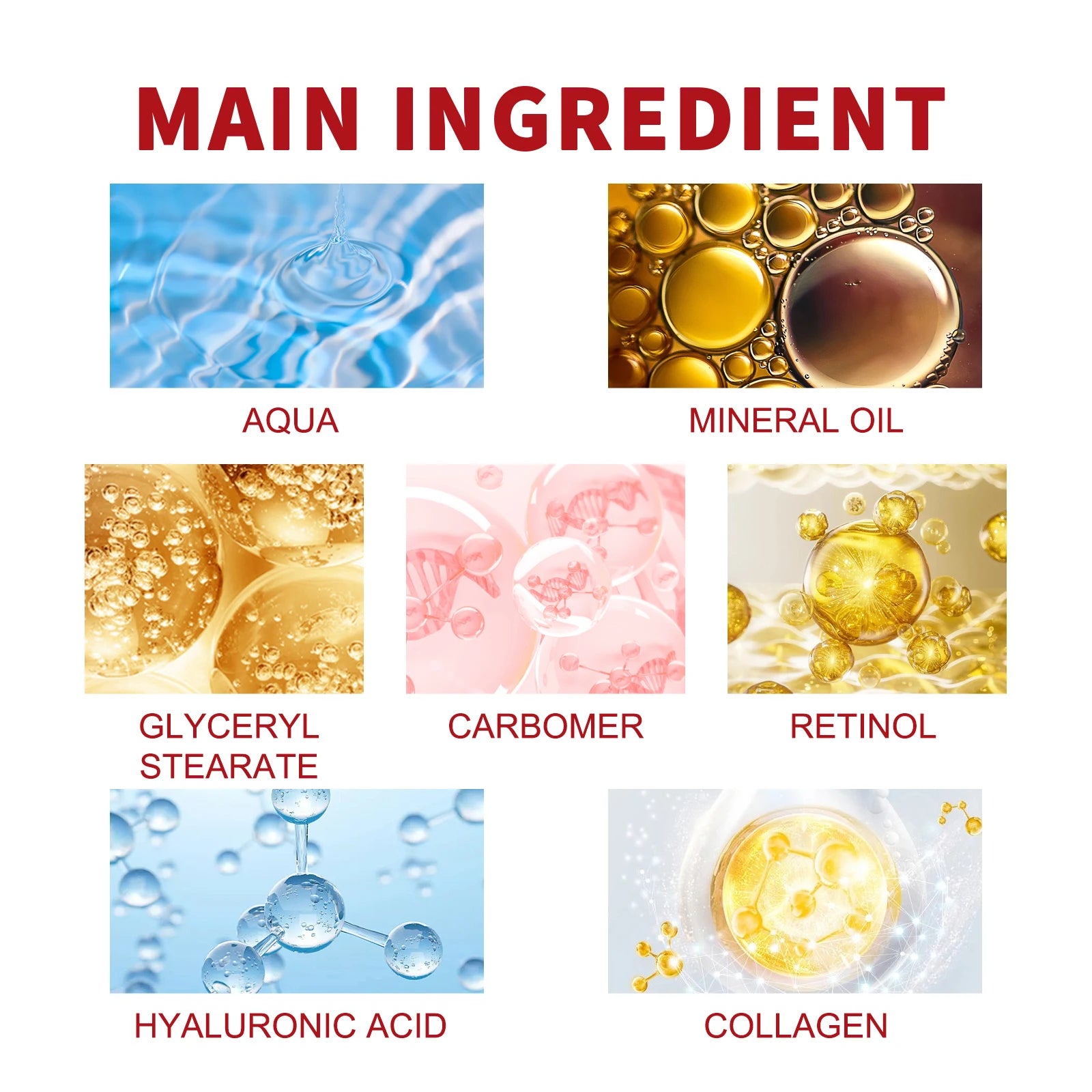 Crème Visage Rétinol & Collagène Jour & Nuit – Anti-âge & Hydratante 30ml