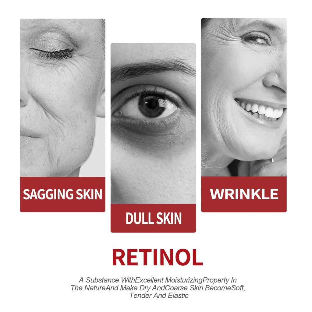 Crème Visage Rétinol & Collagène Jour & Nuit – Anti-âge & Hydratante 30ml