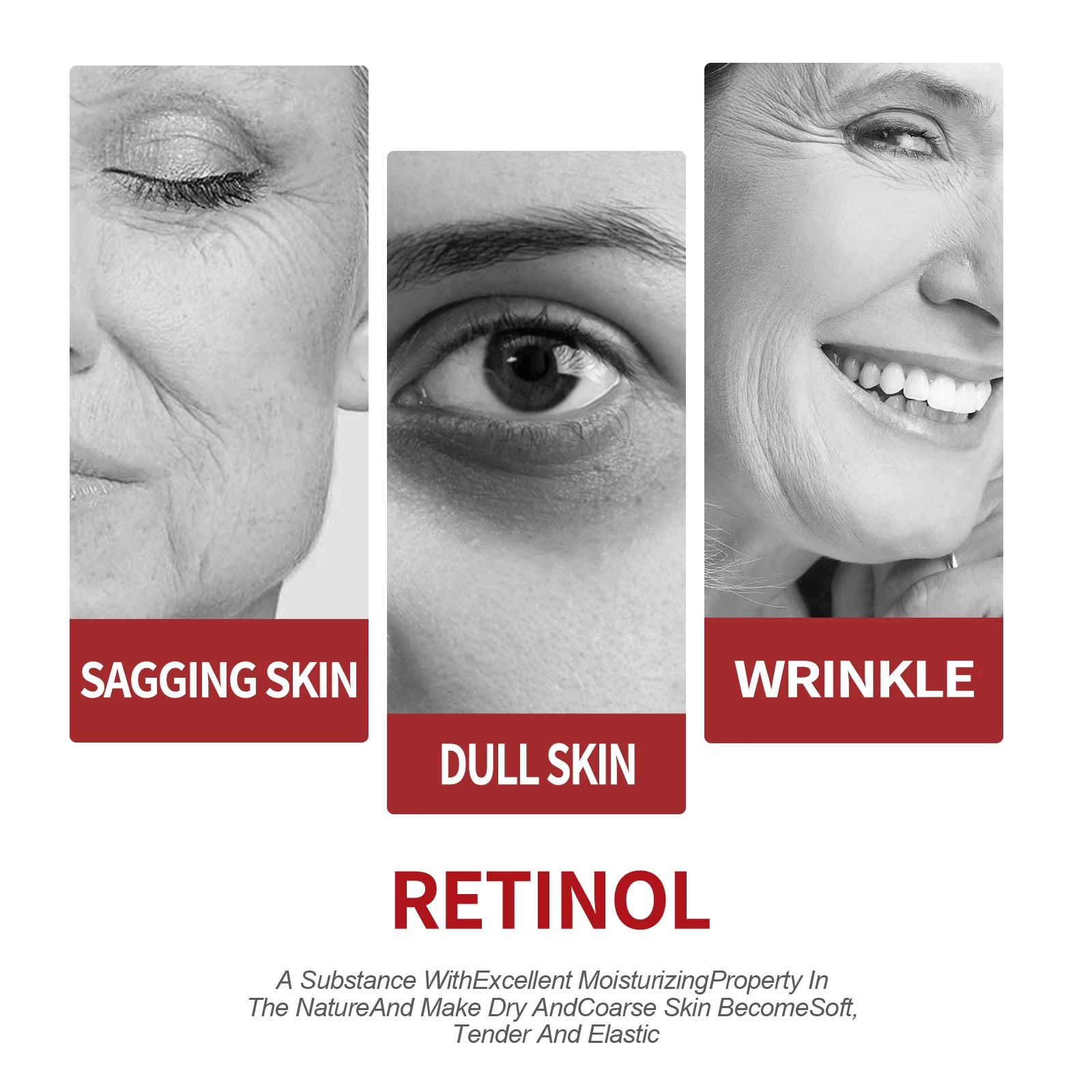 Crème Visage Rétinol & Collagène Jour & Nuit – Anti-âge & Hydratante 30ml
