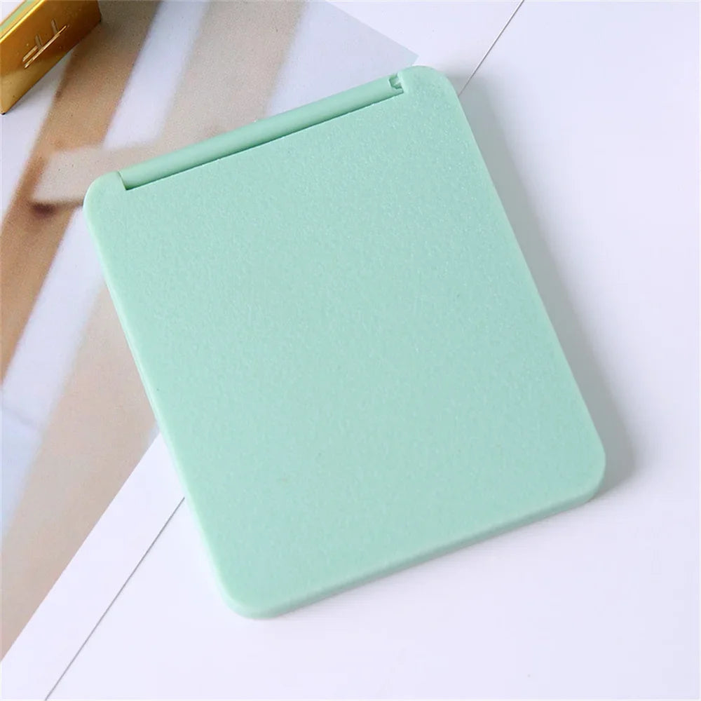 Miroir Pliable Double Face – Miroir de Poche Portable pour Étudiante, Bureau & Décoration