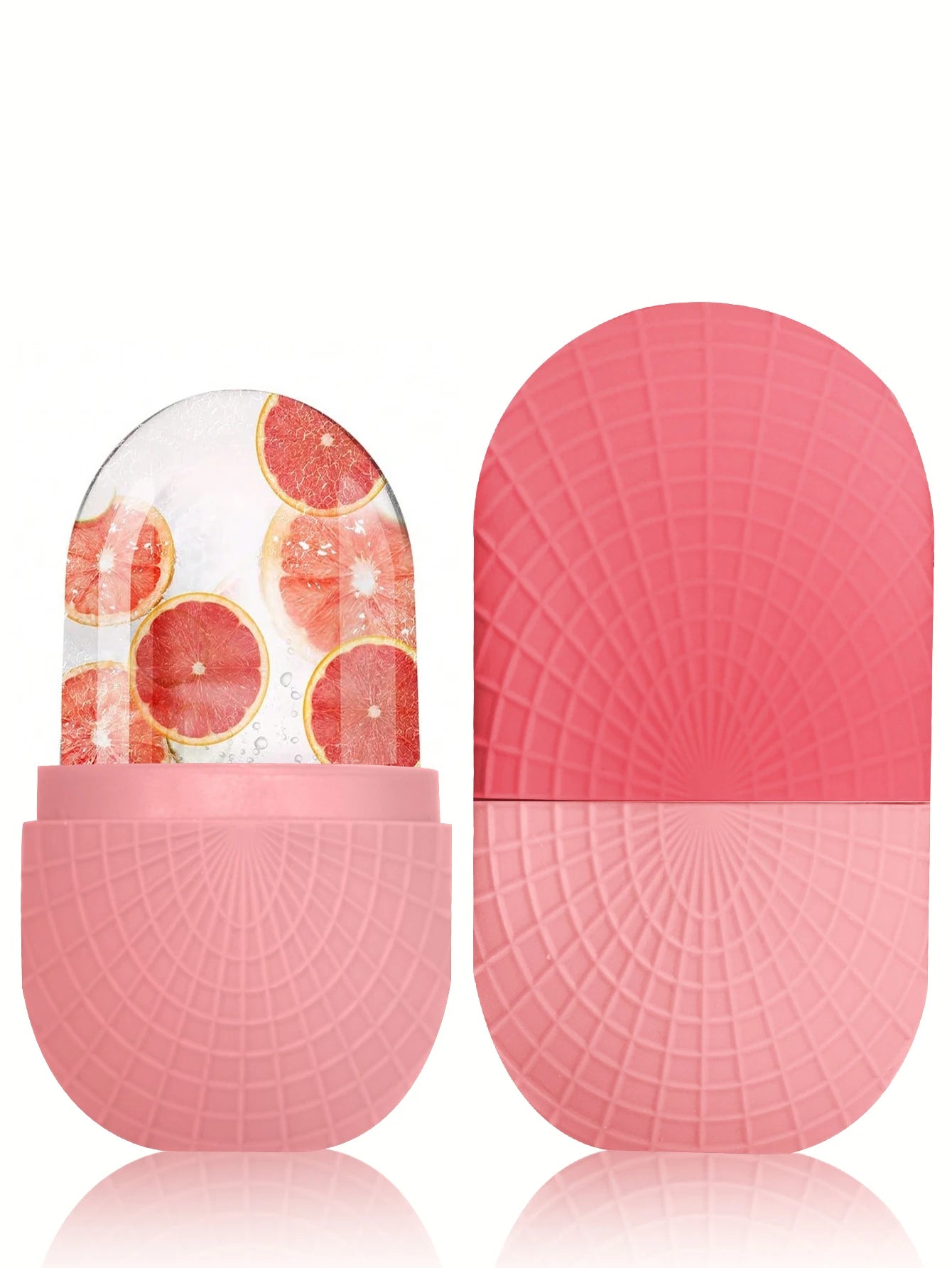 Rouleau de Glace Visage & Yeux – Massage Facial Silicone Réutilisable Anti-Fuites