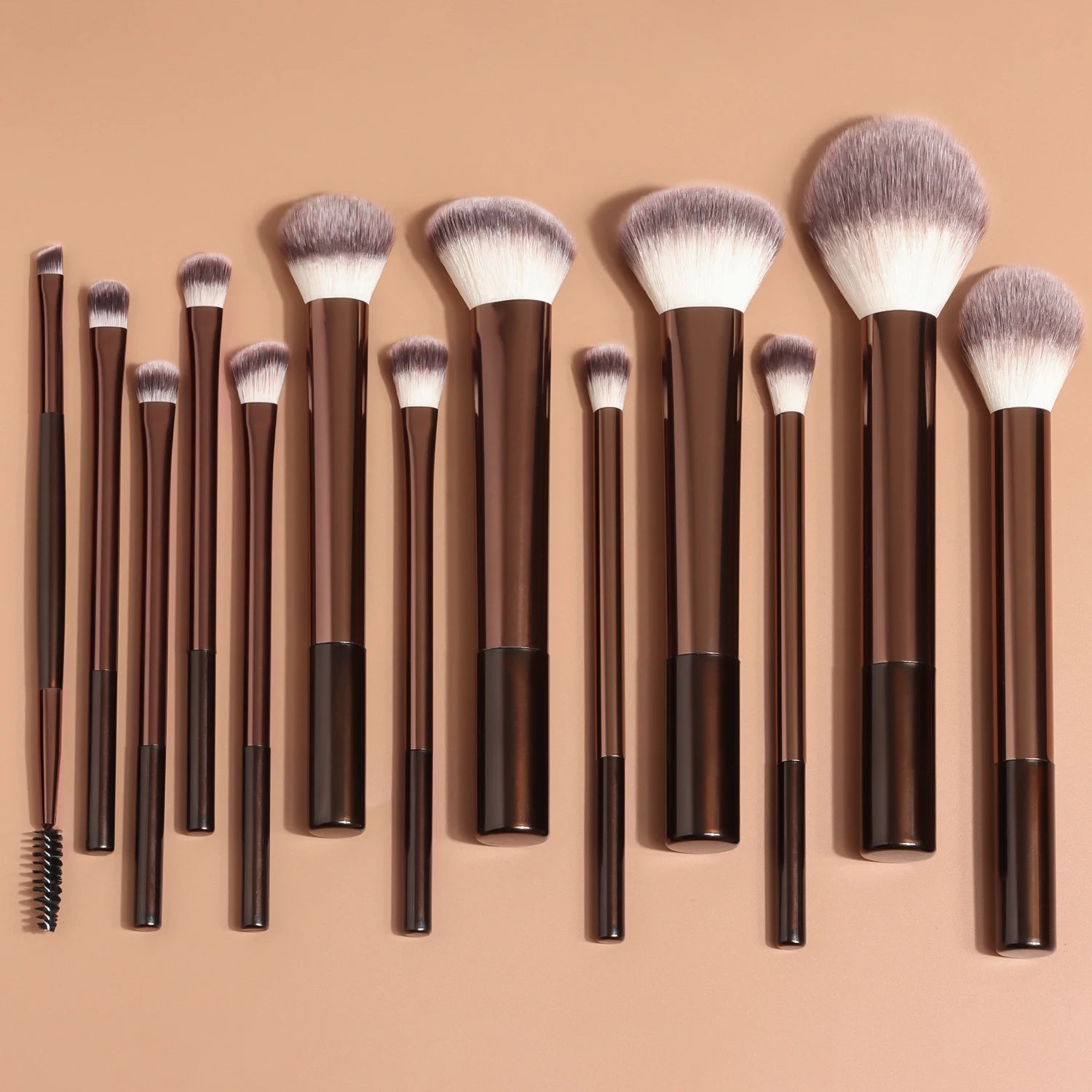 Set 13 Pinceaux Maquillage Professionnel – Fond de Teint, Fard, Blush & Correcteur