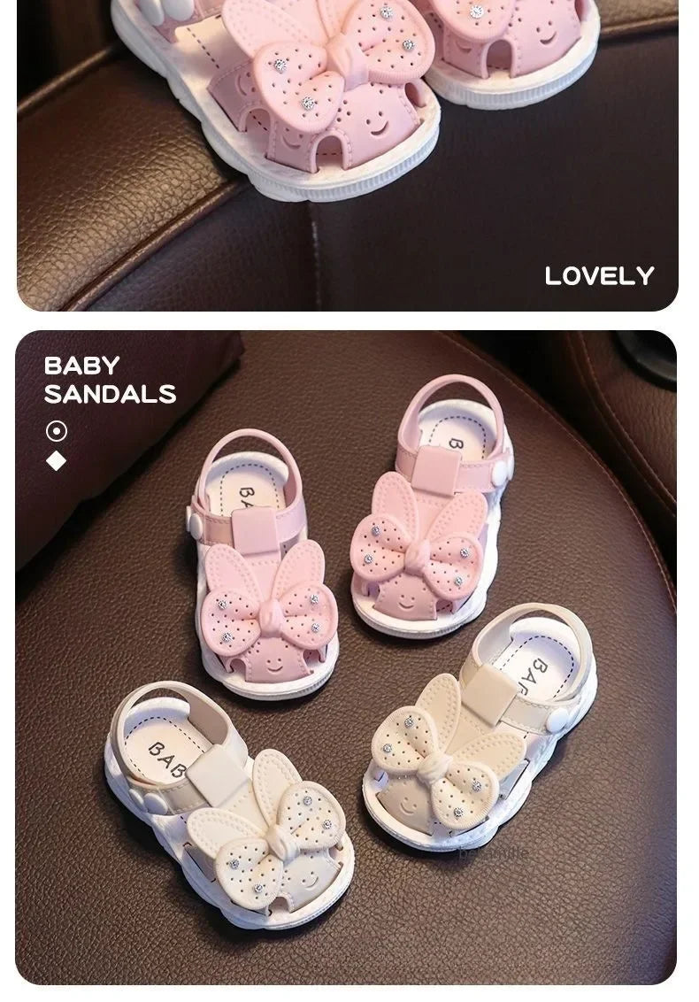 Nouvelles Sandales Extérieures Antidérapantes Filles – Semelle Souple & Légère, Parfaites pour la Plage