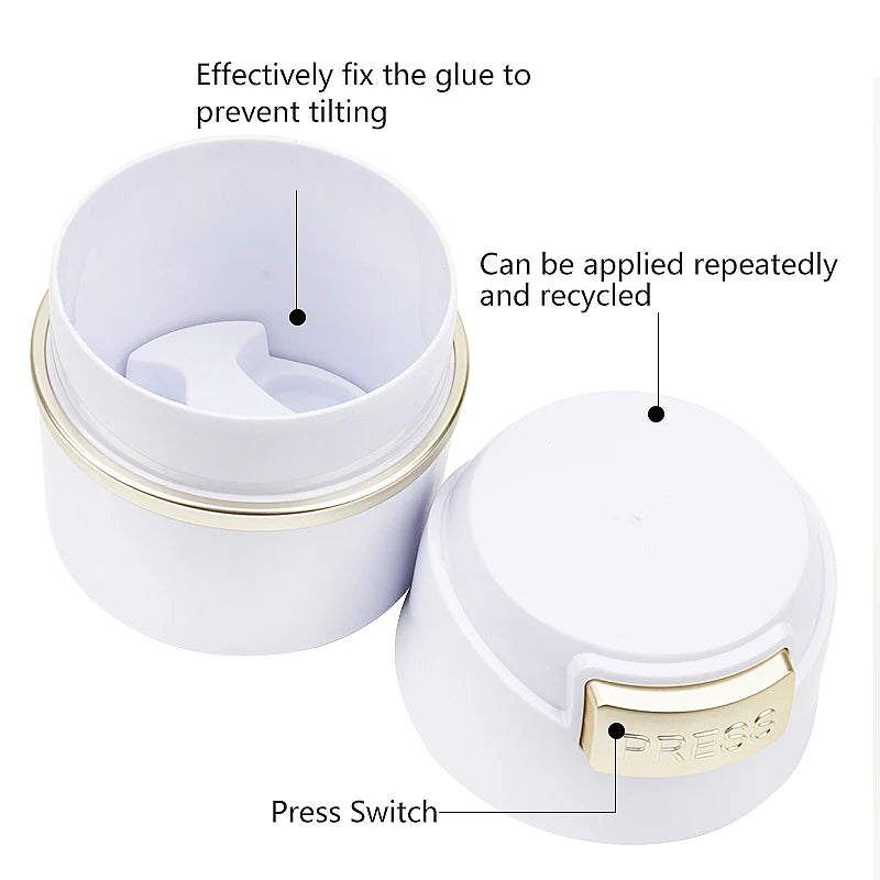 Pot de Colle pour Extensions de Cils – Contenant de Stockage pour Adhésif Lifting & Pose Individuelle