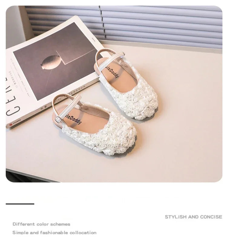 Sandales d'Été Filles – Élégantes, Légères & Antidérapantes, Idéales pour Mariage et Fête