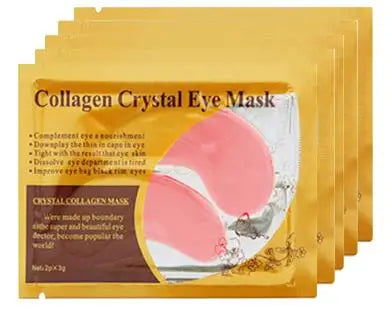 Masque Yeux Or & Collagène – 20 Pièces (10 Paires) Soin Raffermissant & Hydratant
