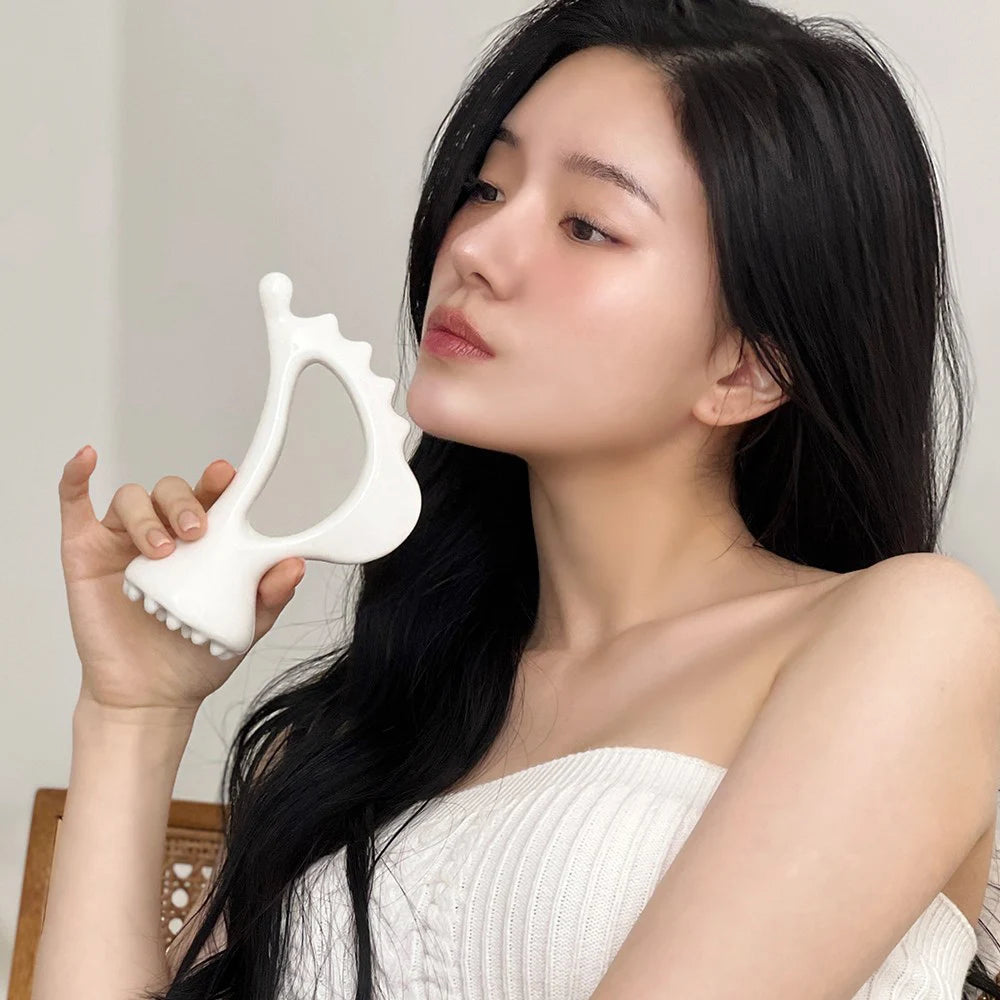 Céramique Coréen K-Beauty – Chaud/Froid Lifting & Anti-Gonflement Peaux Sensibles