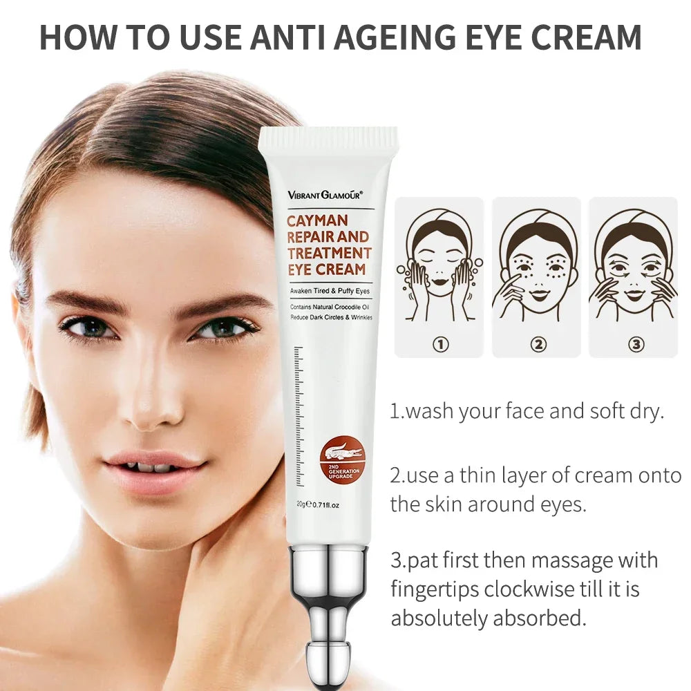 Crème Contour des Yeux Peptide & Collagène – Anti-rides, Anti-Cernes & Anti-Poches 15-30ml