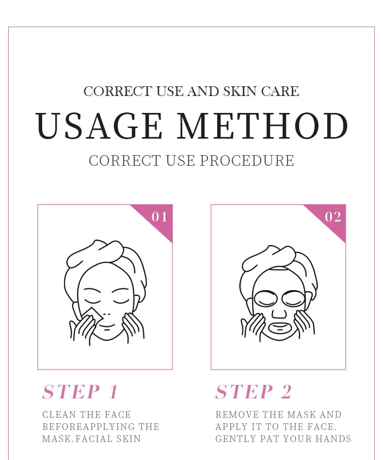 Masque Visage Plantes Naturelles – Lot de 8 Pièces Hydratant & Éclat