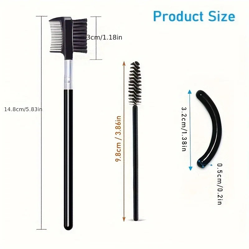 Recourbe-Cils Professionnel 11/16 Pièces avec 10 Recharges – Pince à Cils Longue Durée pour Femme
