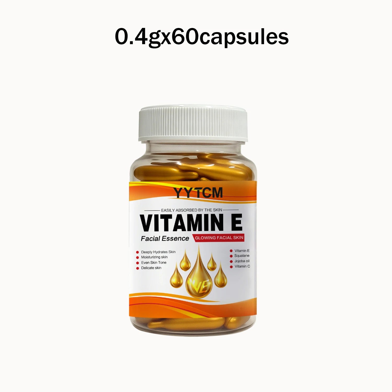 Capsules Essence Vitamine E – Hydratation Profonde & Anti-âge Visage & Corps