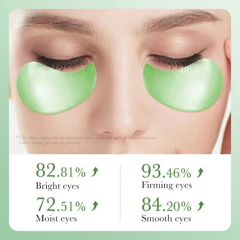 Masque Yeux Aloé Vera & Collagène – 60 Pièces (30 Paires) Anti-Cernes & Hydratant