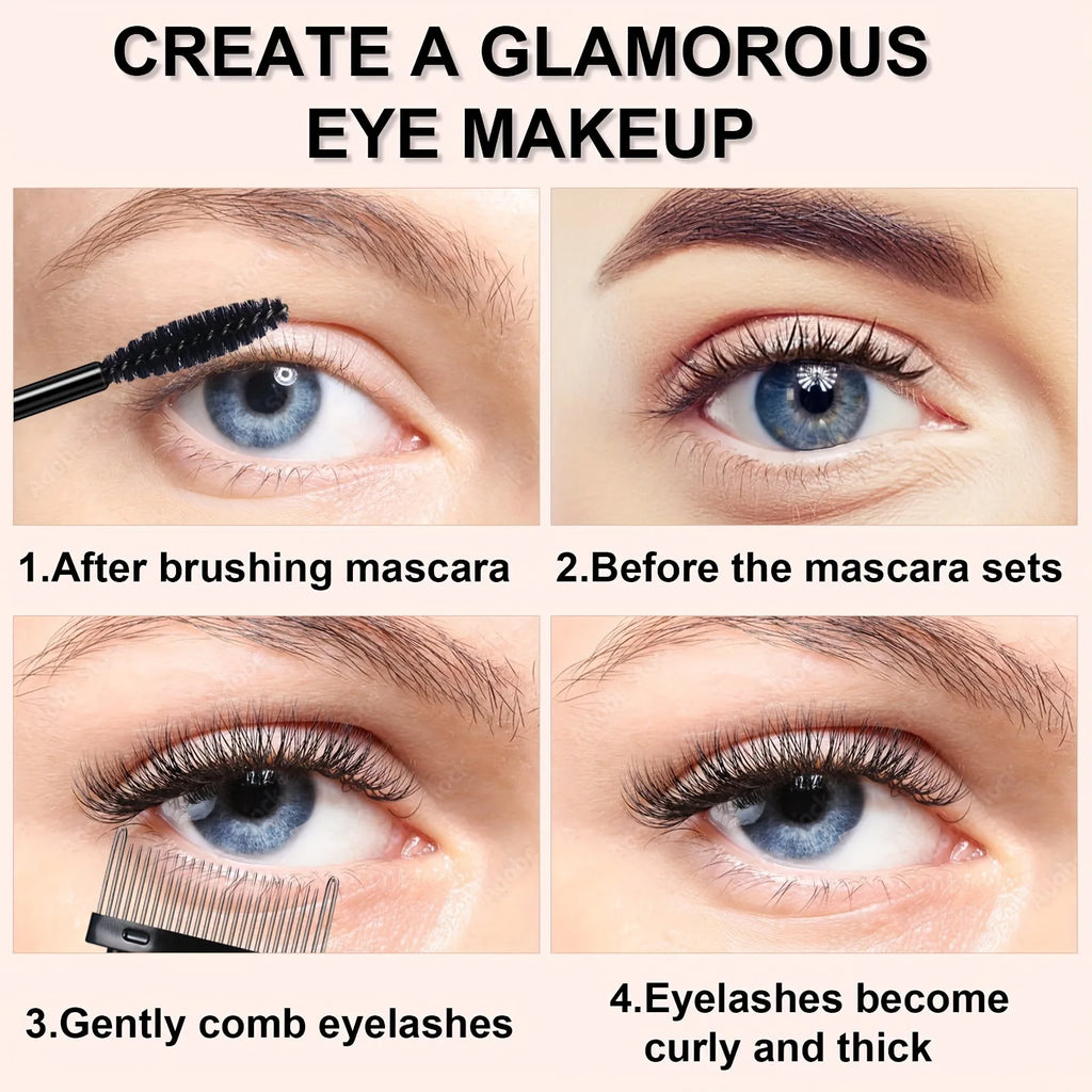 Recourbe-Cils Professionnel 11/16 Pièces avec 10 Recharges – Pince à Cils Longue Durée pour Femme