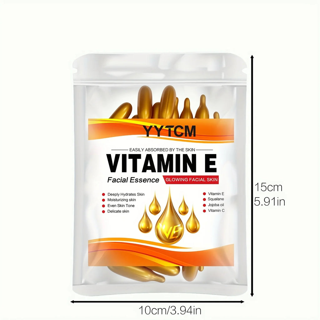 Capsules Essence Vitamine E – Hydratation Profonde & Anti-âge Visage & Corps