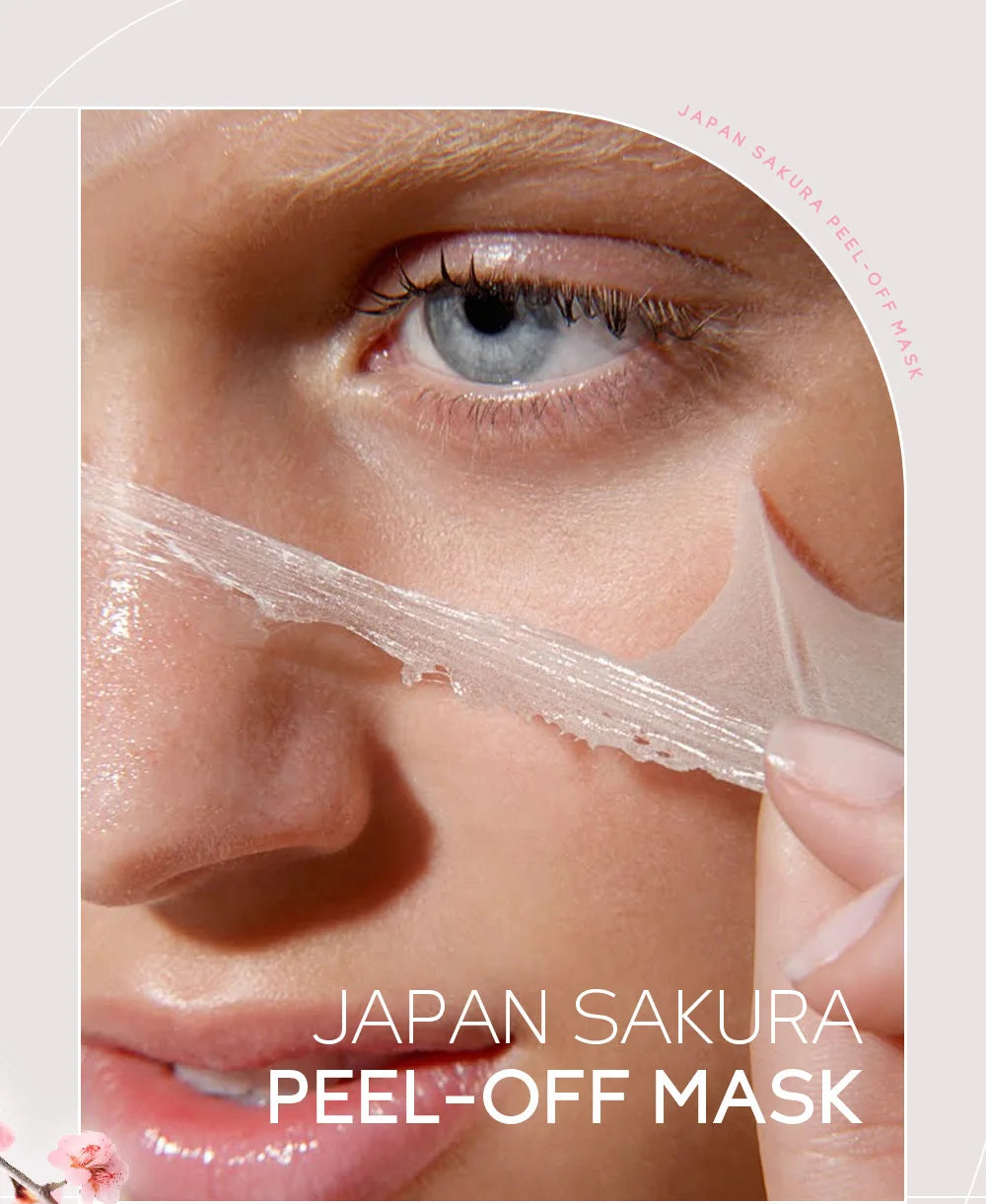 Masque Peeling Or 24K Sakura LAIKOU – Exfoliant & Éclat du Teint
