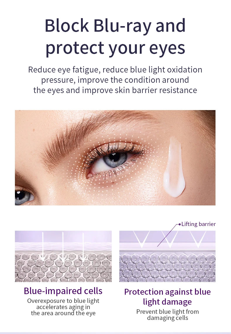 Crème Yeux Roller Massant O'CHEAL – Anti-rides, Anti-Cernes & Acide Hyaluronique 20g