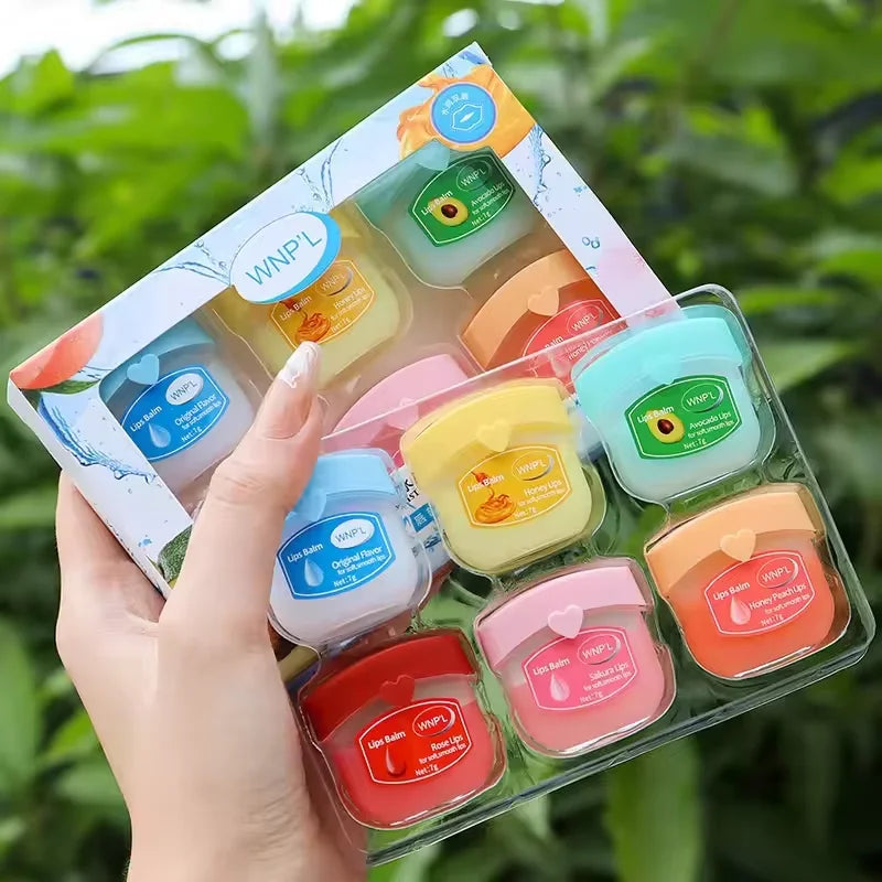 Coffret Baumes à Lèvres Hydratants – Lot de 4, 6 ou 8 Pièces