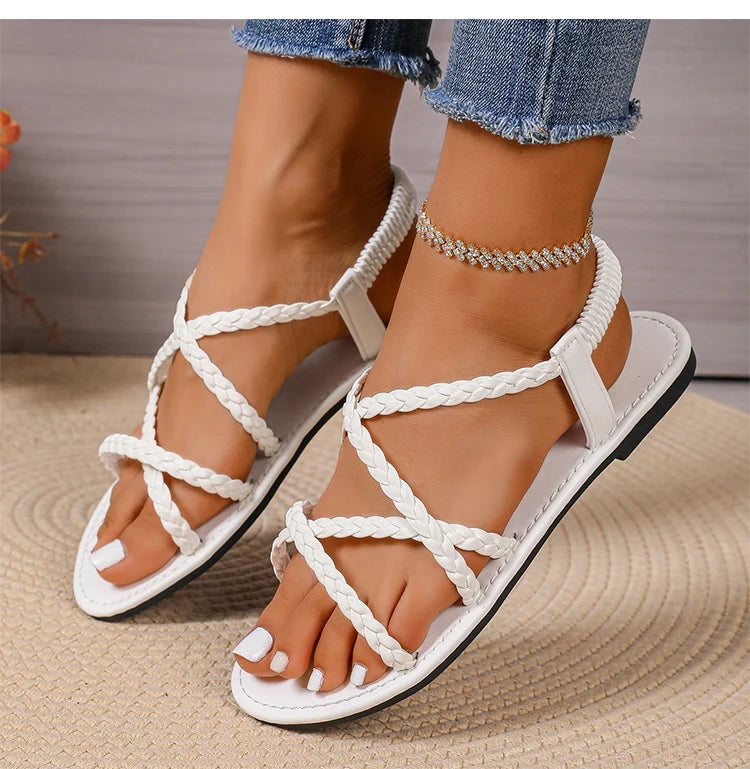 Sandales Femme Été 2025 – Plates, Sexy & Confortables pour la Plage et le Quotidien