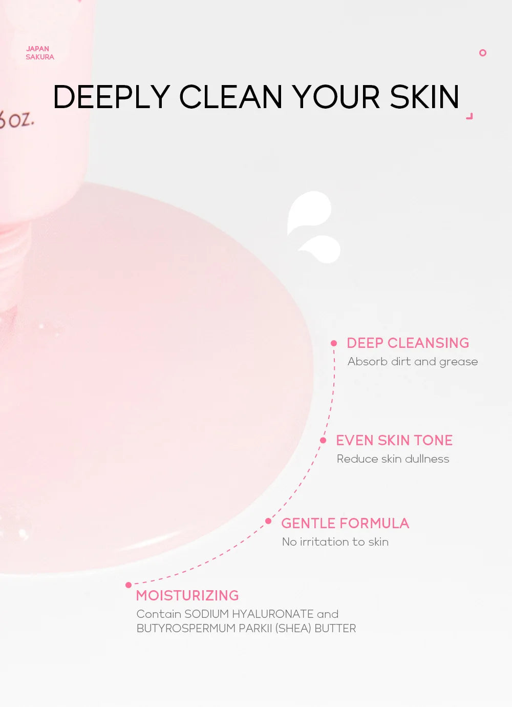 Masque Peeling Or 24K Sakura LAIKOU – Exfoliant & Éclat du Teint