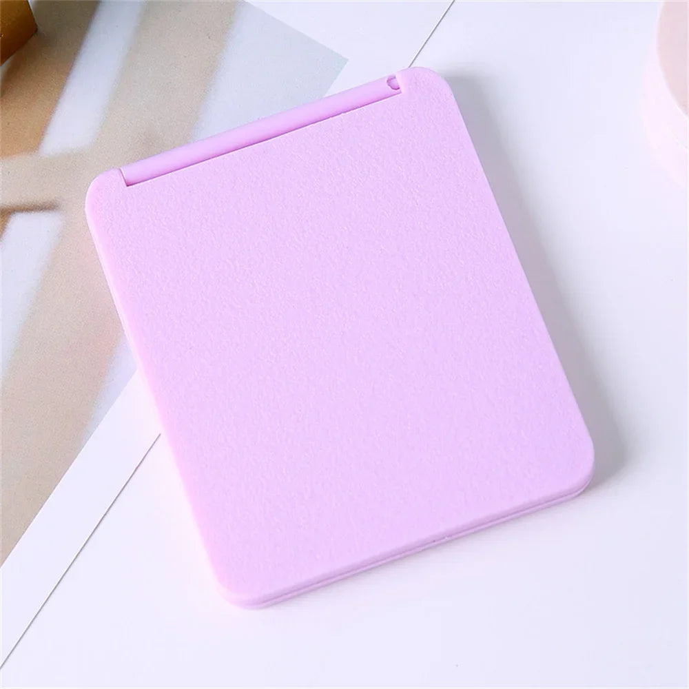 Miroir Pliable Double Face – Miroir de Poche Portable pour Étudiante, Bureau & Décoration