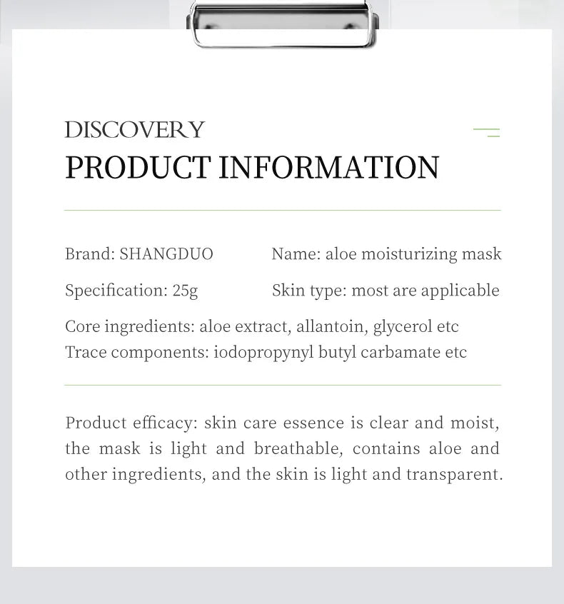 Masque Visage Plantes Naturelles – Lot de 8 Pièces Hydratant & Éclat