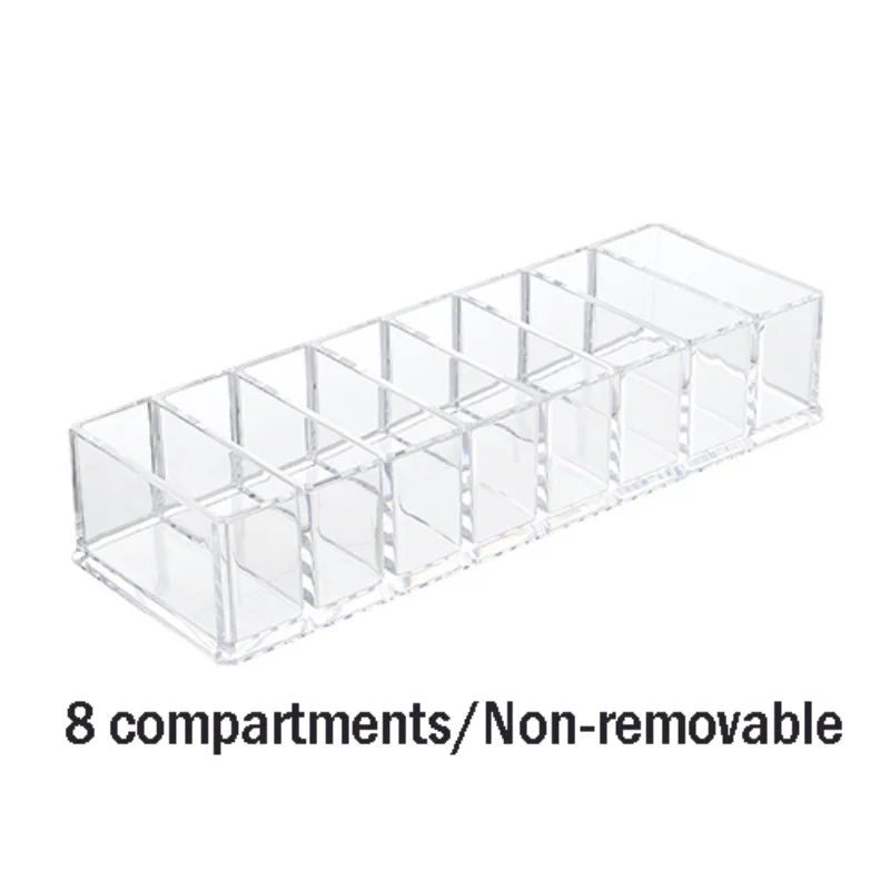 Organisateur Cosmétiques Acrylique Transparent – Boîte de Rangement Maquillage & Bijoux pour Bureau