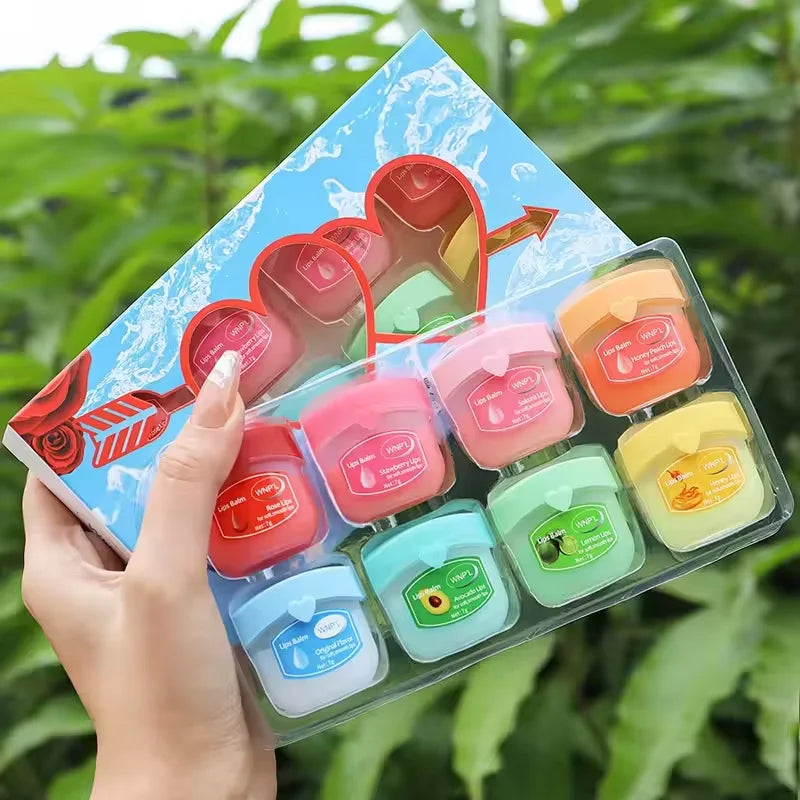 Coffret Baumes à Lèvres Hydratants – Lot de 4, 6 ou 8 Pièces