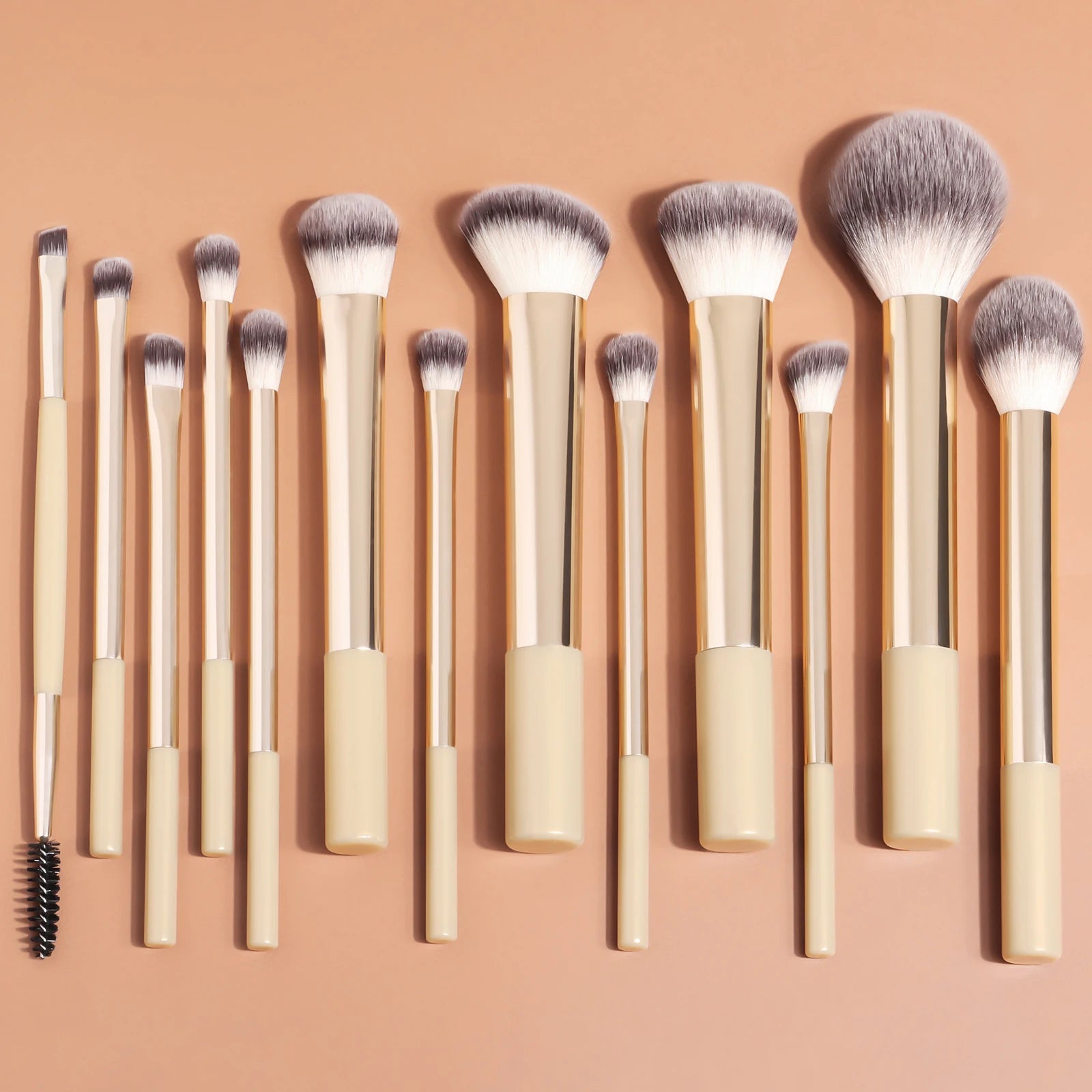 Set 13 Pinceaux Maquillage Professionnel – Fond de Teint, Fard, Blush & Correcteur