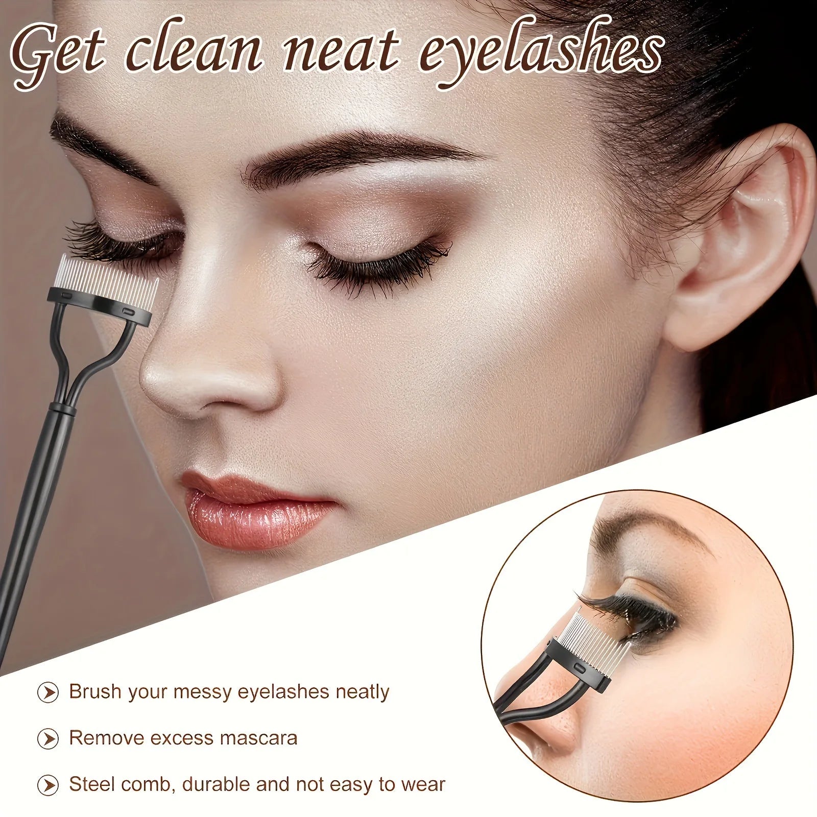 Recourbe-Cils Professionnel 11/16 Pièces avec 10 Recharges – Pince à Cils Longue Durée pour Femme