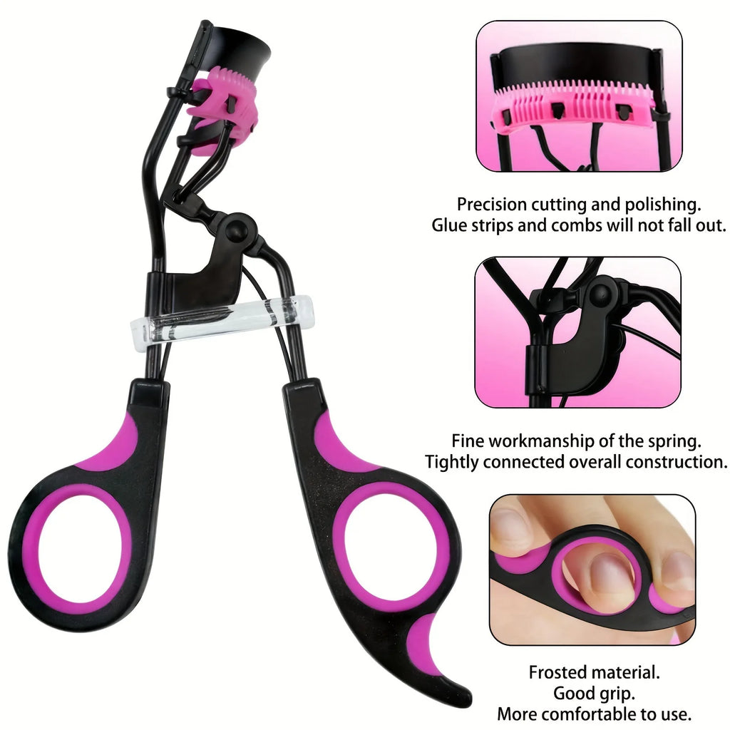 Recourbe-Cils Professionnel 11/16 Pièces avec 10 Recharges – Pince à Cils Longue Durée pour Femme