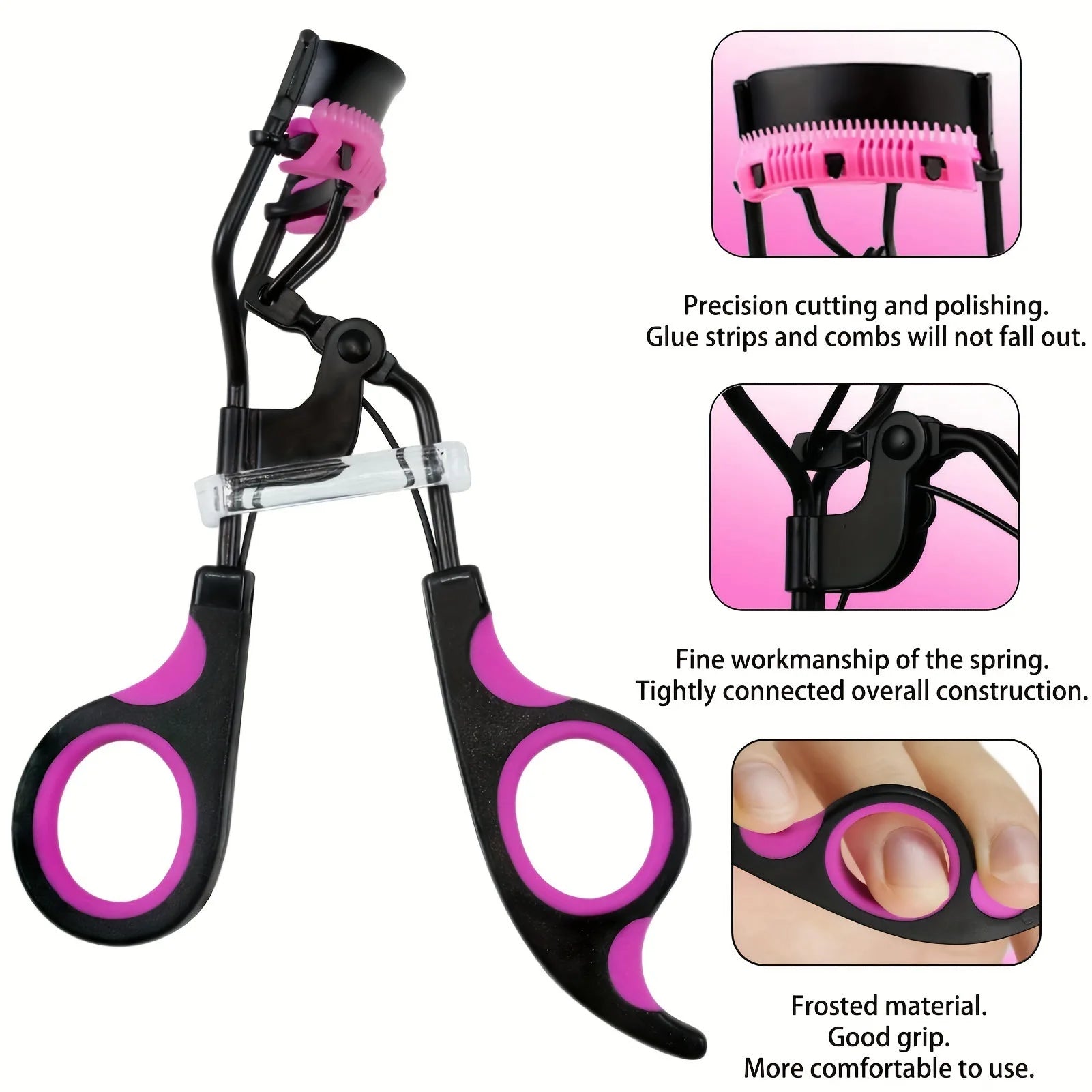 Recourbe-Cils Professionnel 11/16 Pièces avec 10 Recharges – Pince à Cils Longue Durée pour Femme
