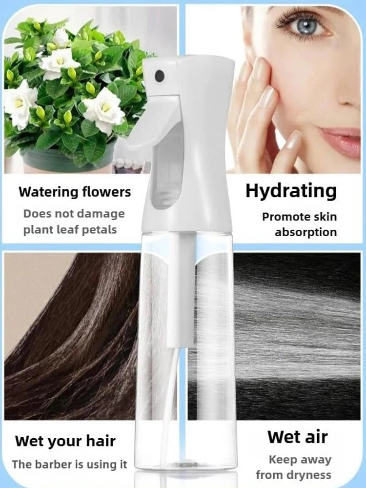 Flacon Spray Haute Pression 200ml 300ml 500ml – Brume Fine pour Coiffure, Jardin, Alcool et Hydratation Maquillage