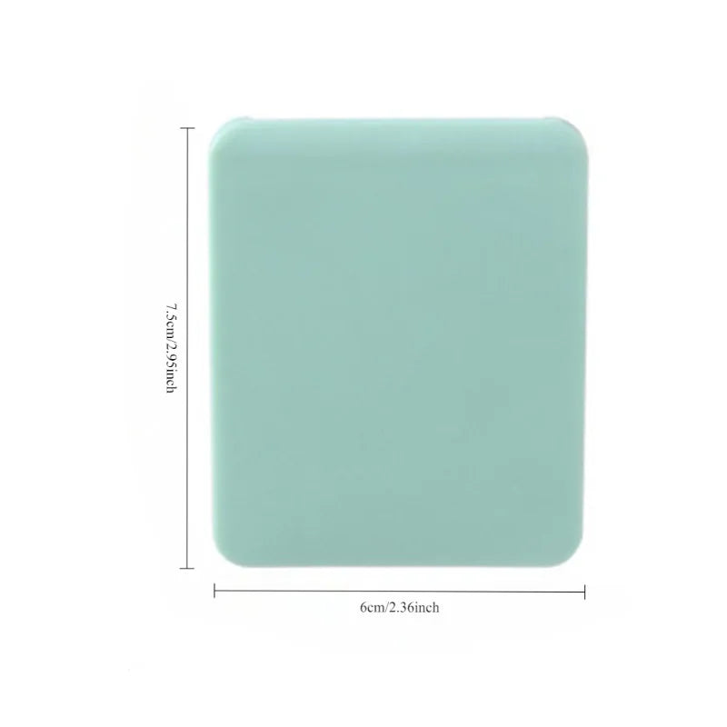 Miroir Pliable Double Face – Miroir de Poche Portable pour Étudiante, Bureau & Décoration