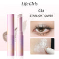 Crayon Fard à Paupières Jelly Brillant – Highlighter & Sourcils 2-en-1, Effet Nacré, Waterproof Longue Durée