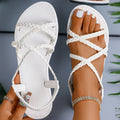Sandales Femme Été 2025 – Plates, Sexy & Confortables pour la Plage et le Quotidien