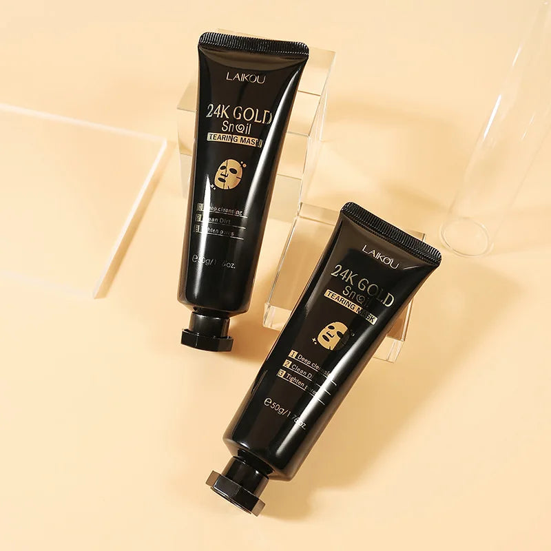 Masque Peeling Or 24K Sakura LAIKOU – Exfoliant & Éclat du Teint
