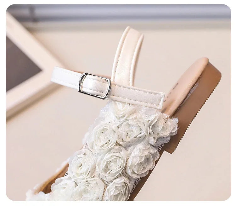 Sandales d'Été Filles – Élégantes, Légères & Antidérapantes, Idéales pour Mariage et Fête