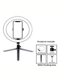 Anneau Lumineux 26 cm + Support Trépied pour Selfies et Photographie