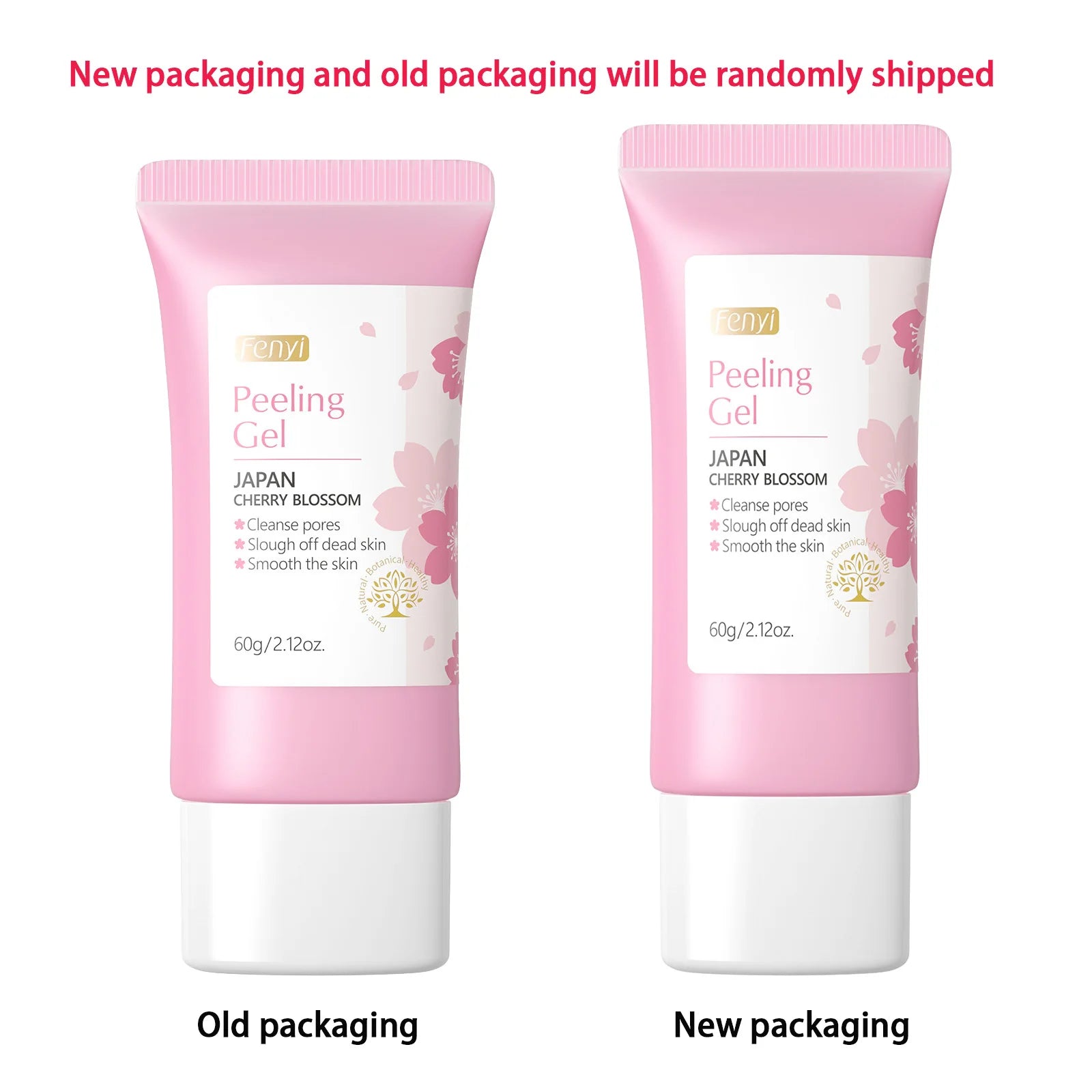 Gel Exfoliant Visage Sakura FENYI – Soin Nettoyant & Hydratant 60g