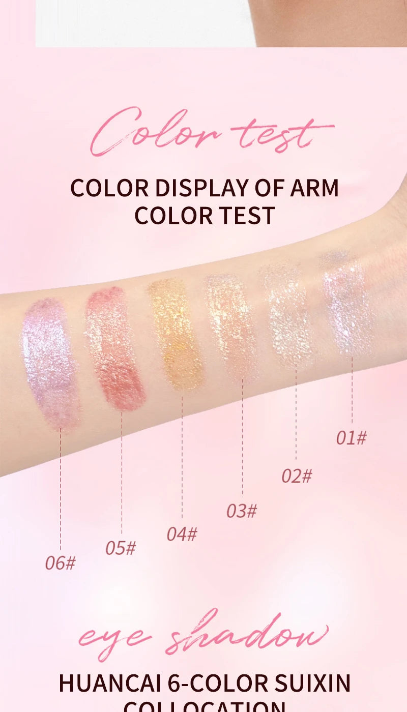 Crayon Fard à Paupières Jelly Brillant – Highlighter & Sourcils 2-en-1, Effet Nacré, Waterproof Longue Durée