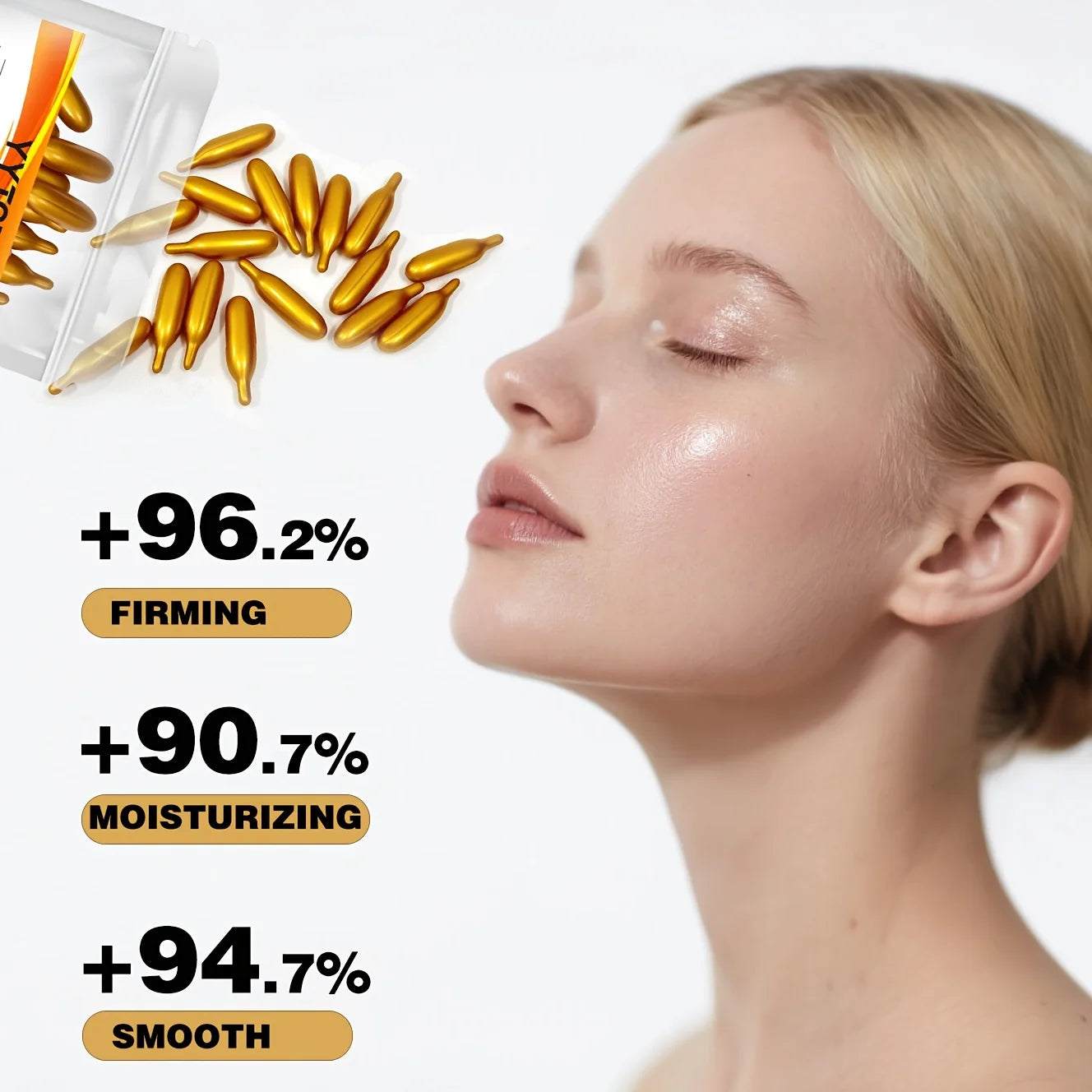 Capsules Essence Vitamine E – Hydratation Profonde & Anti-âge Visage & Corps