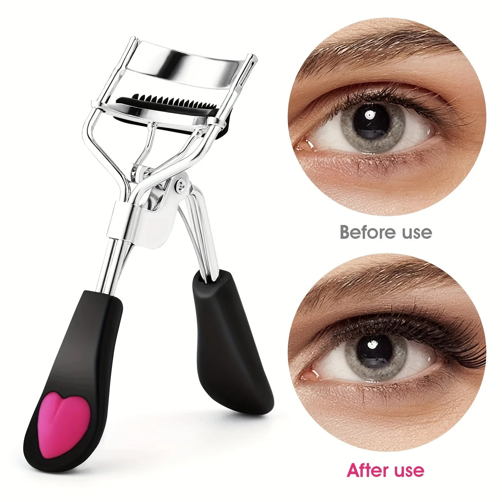 Recourbe-Cils Professionnel 11/16 Pièces avec 10 Recharges – Pince à Cils Longue Durée pour Femme
